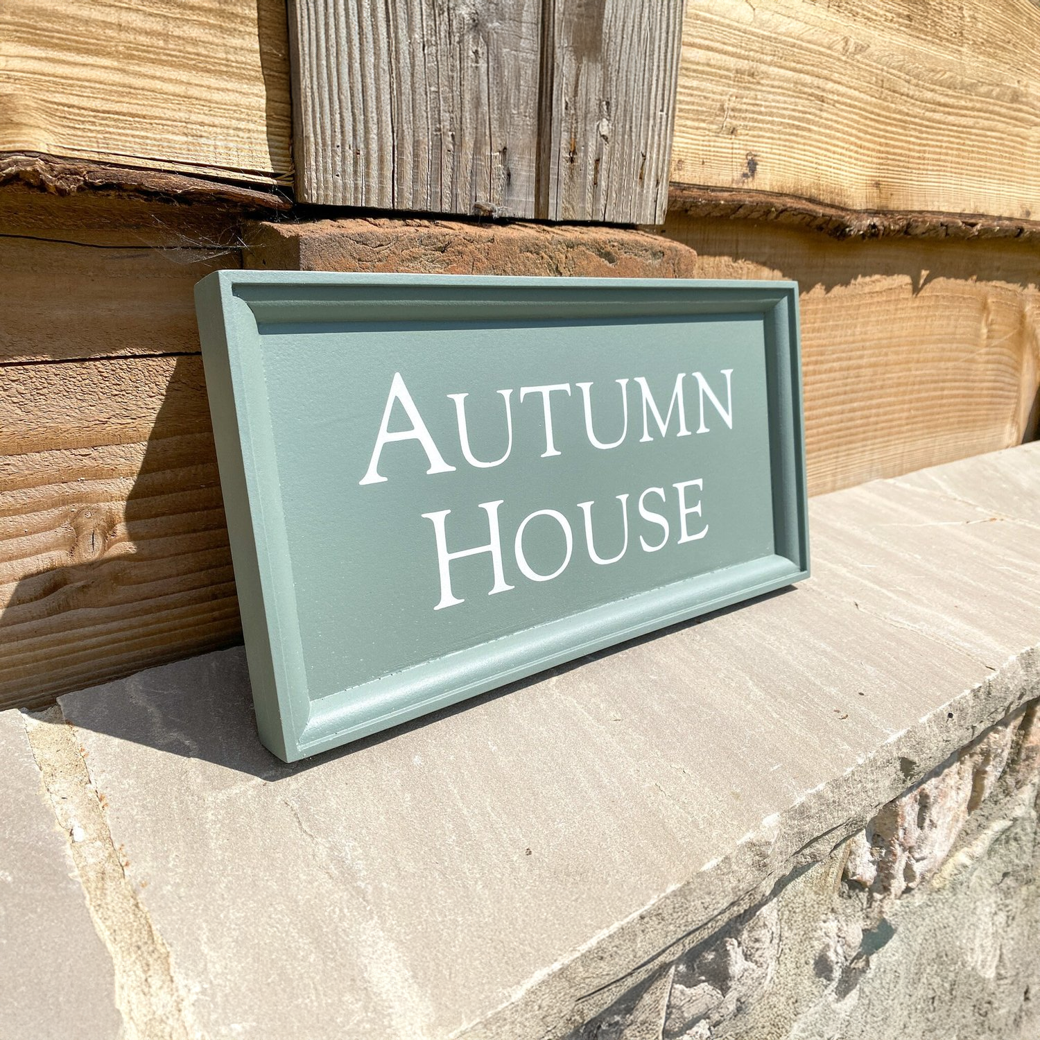 'Classic' Painted Framed House Sign-House Sign-Rose & Wild-Rose & Wild