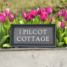 ‘Bobbin’ Painted Framed House Sign-House Sign-Rose & Wild-Rose & Wild