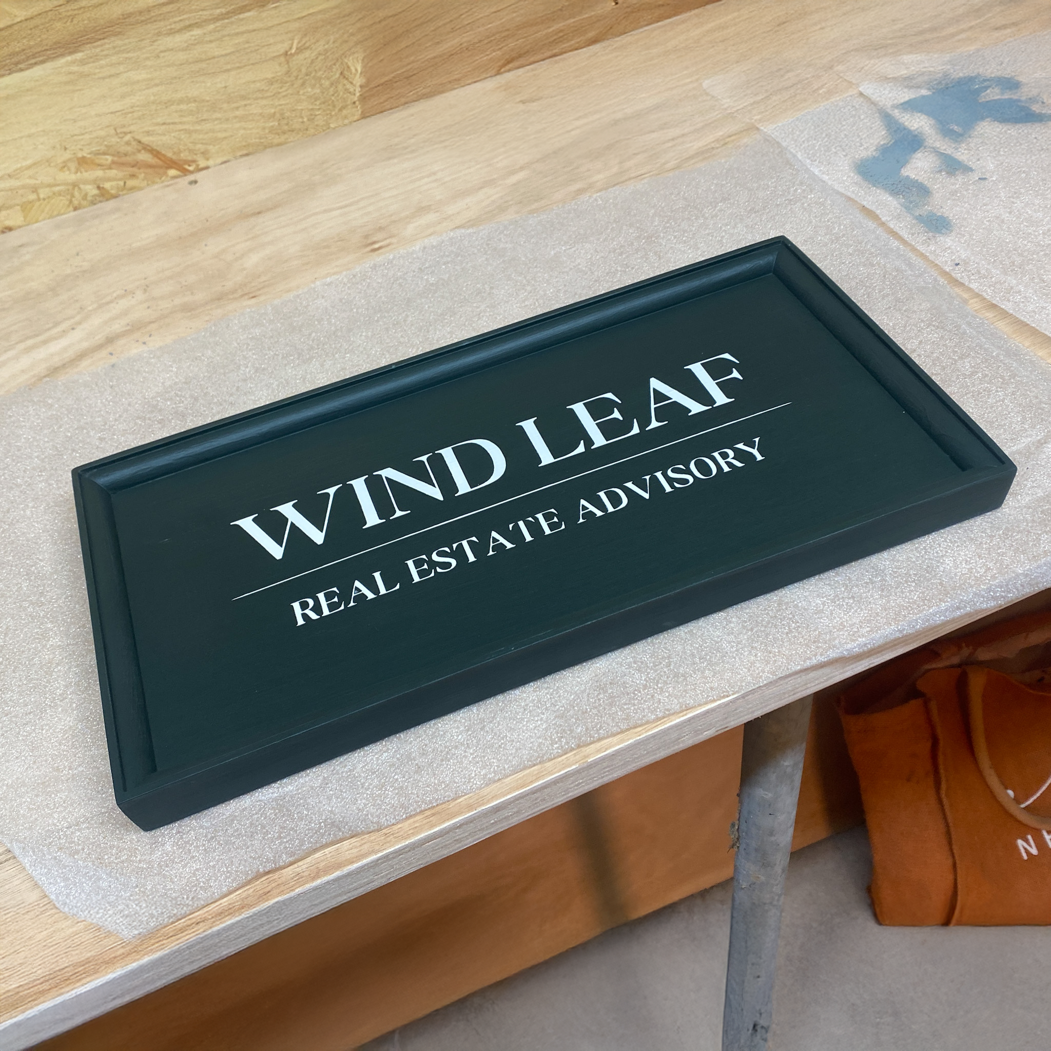 ‘Classic’ Painted Framed Business Sign-House Sign-Rose & Wild-Rose & Wild