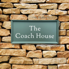 'Classic' Painted Framed House Sign-House Sign-Rose & Wild-15cm x 26cm-Farrow & Ball Green Smoke-Black-Rose & Wild