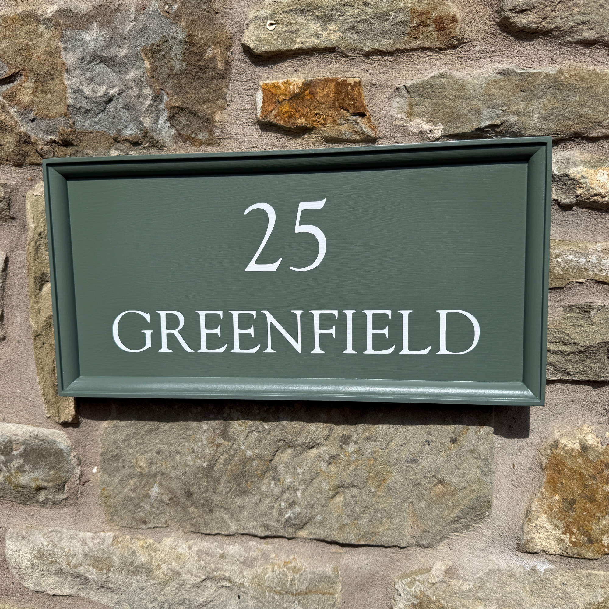 Hand Painted House Sign & Plaque